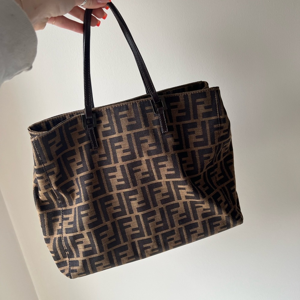 Fendi Vintage Zucca Shopper Tote